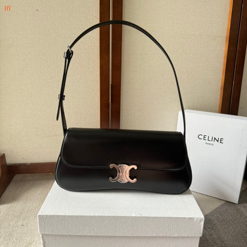 Medium Celine Lola Bag Black – Moda