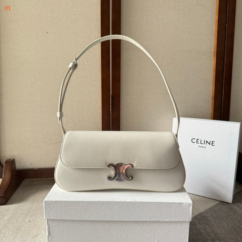 Medium Celine Lola Bag White – Moda