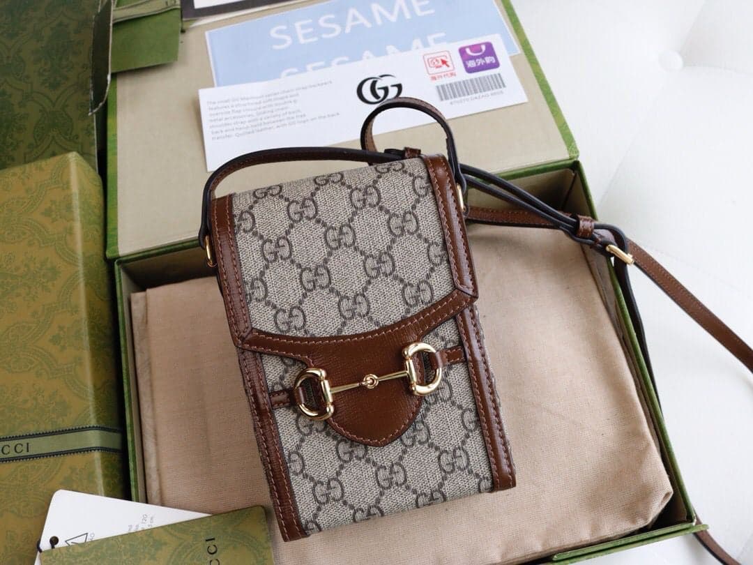 Mini Bag Gucci Horsebit 1955 Brown – Moda