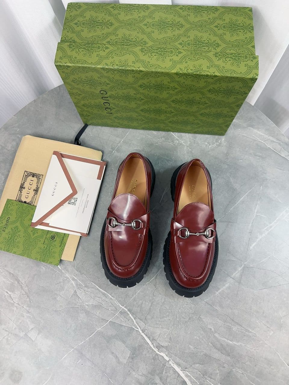 Mocassim Gucci Wine – Moda