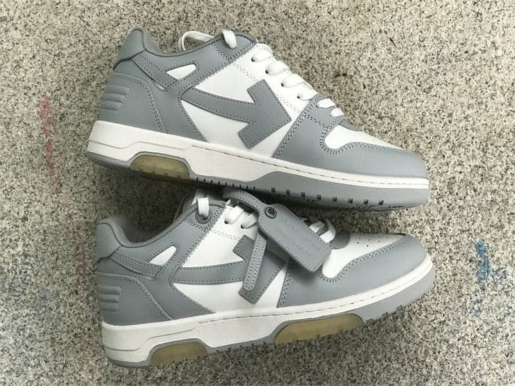 Off-White Out Of Office Branco Cinza – Moda
