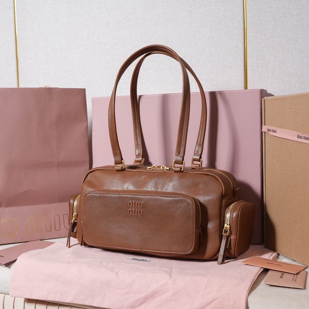 Pocket Nappa Leather Bag – Moda