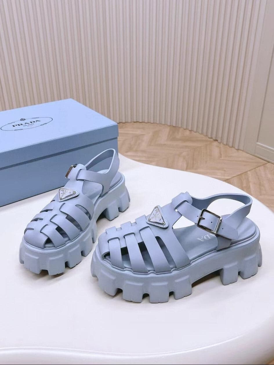 Prada Monolith blue – Moda
