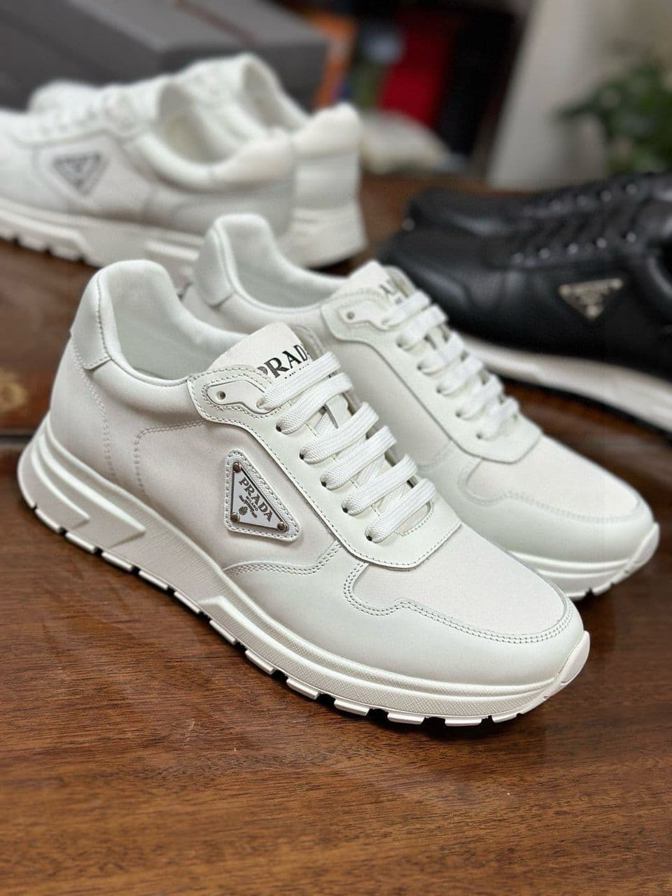 Prada Prax 01 Leather White. – Moda