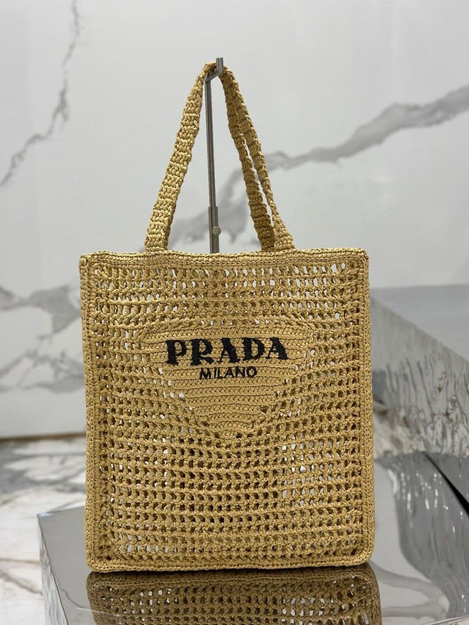Prada Raffia Tote Bag – Moda