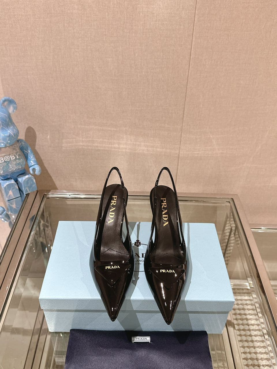 Prada Scarpin Slingback Black – Moda