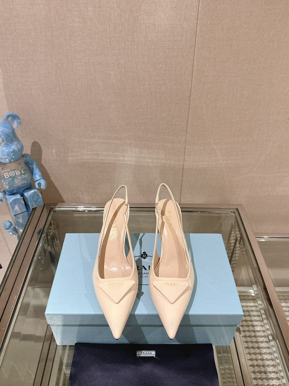 Prada Scarpin Slingback Nude/bege. – Moda