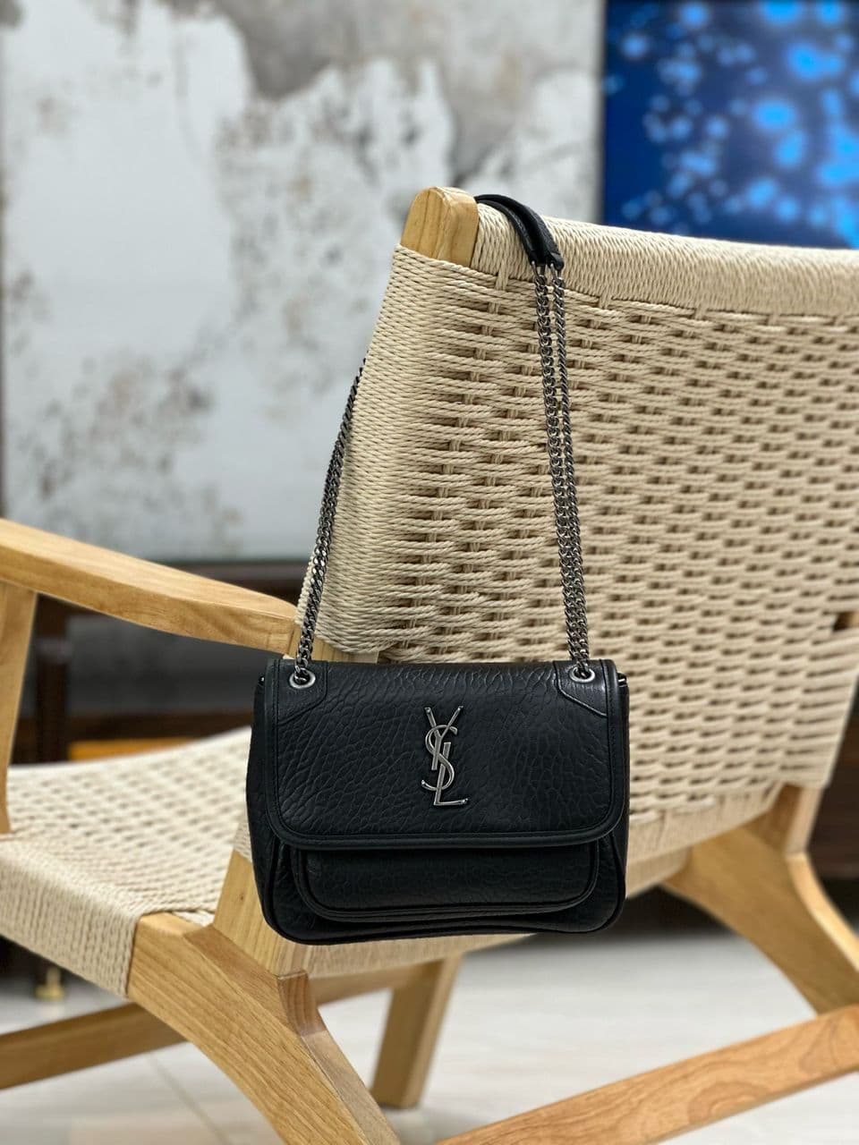 Saint Laurent Large Niki Shoulder Bag – Moda