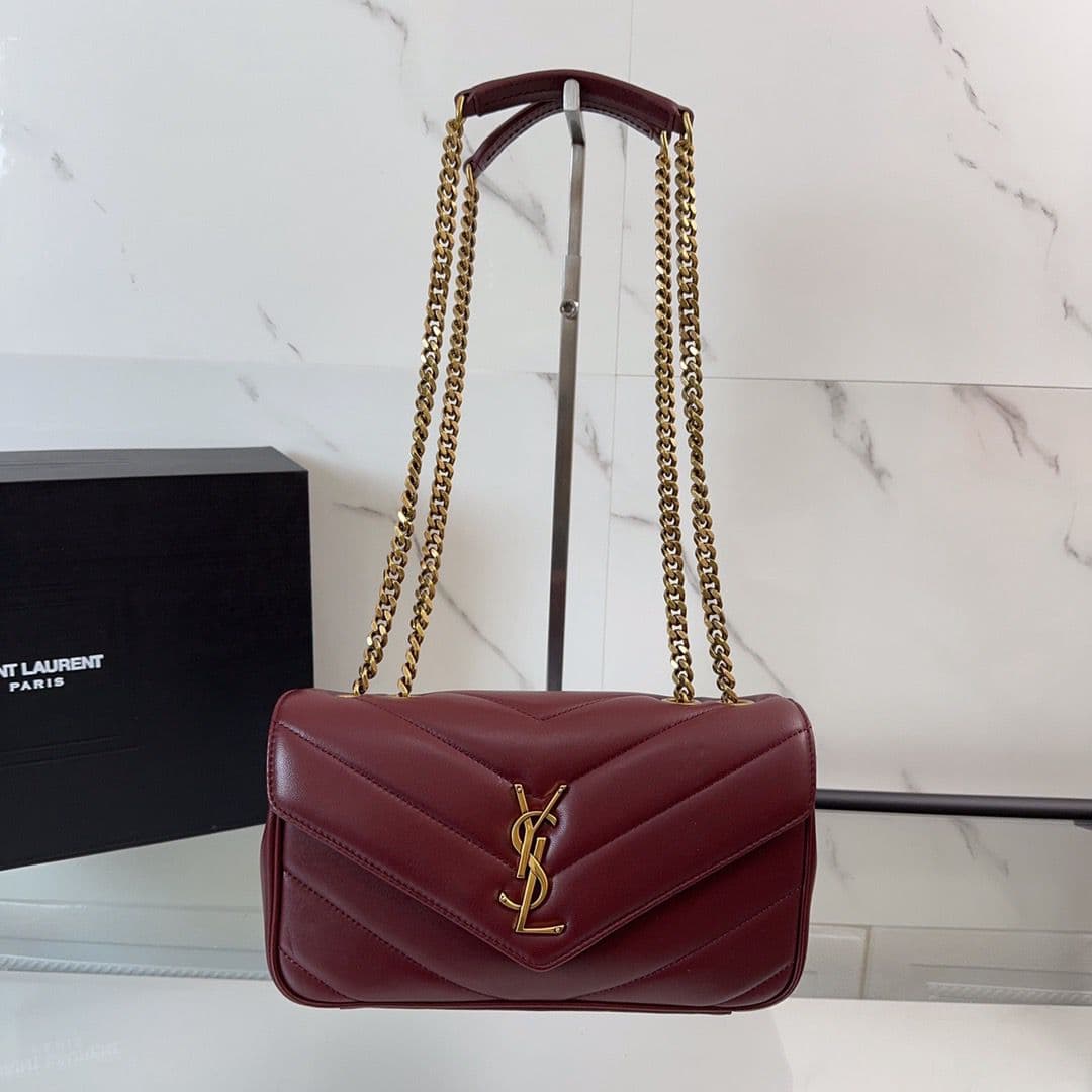 Saint Laurent Loulou Bordô – Moda