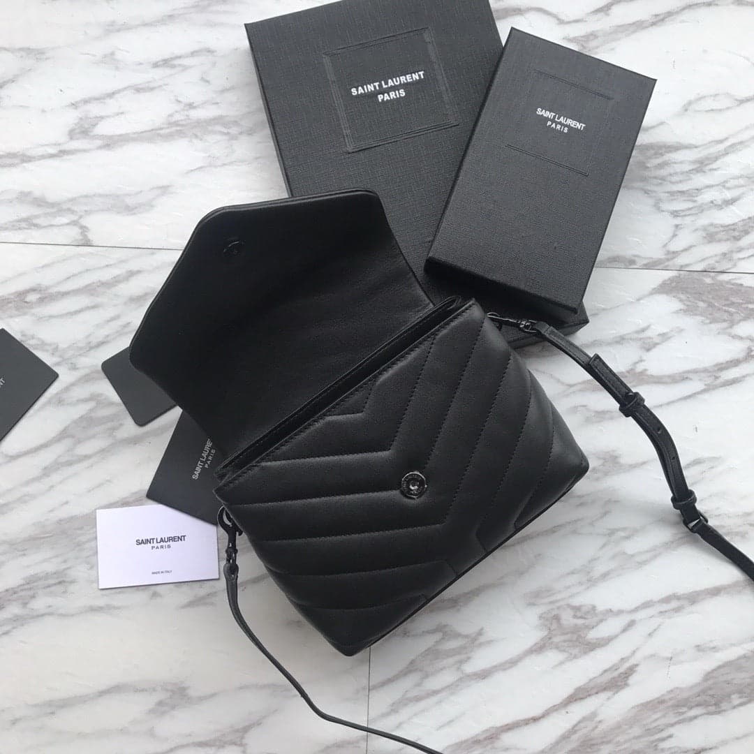 Saint Laurent Loulou Toy Bag All Black – Moda