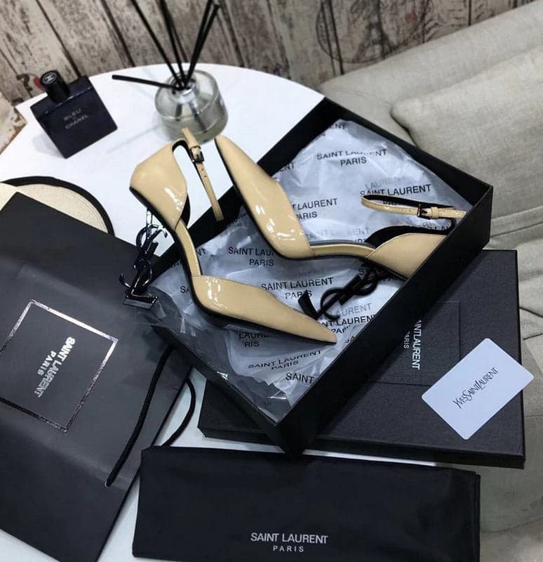 Saint Laurent Opyum Pumps Off-White – Moda