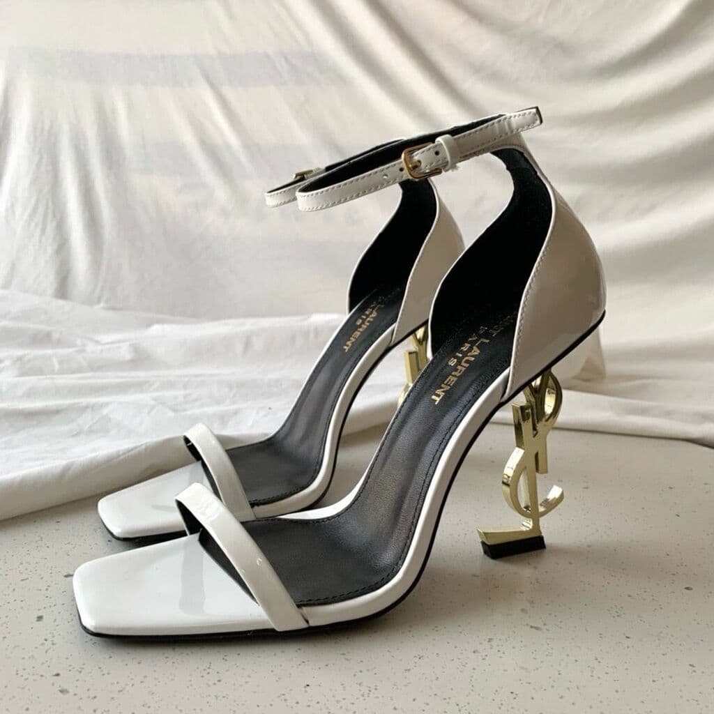 Saint Laurent Opyum Sandal White – Moda