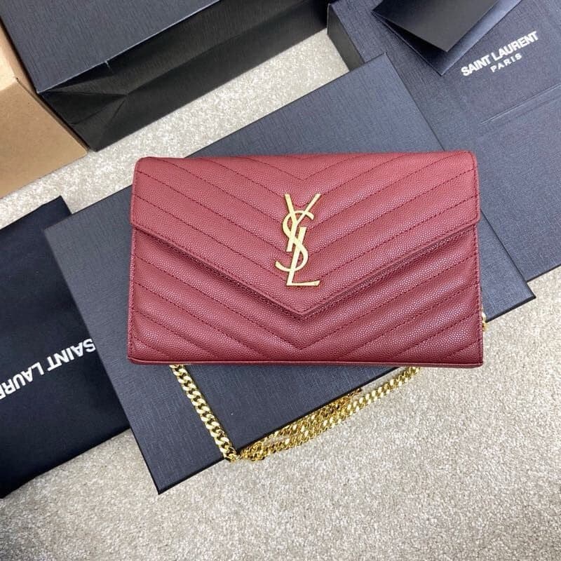 Saint Laurent Shoulder Bag red – Moda