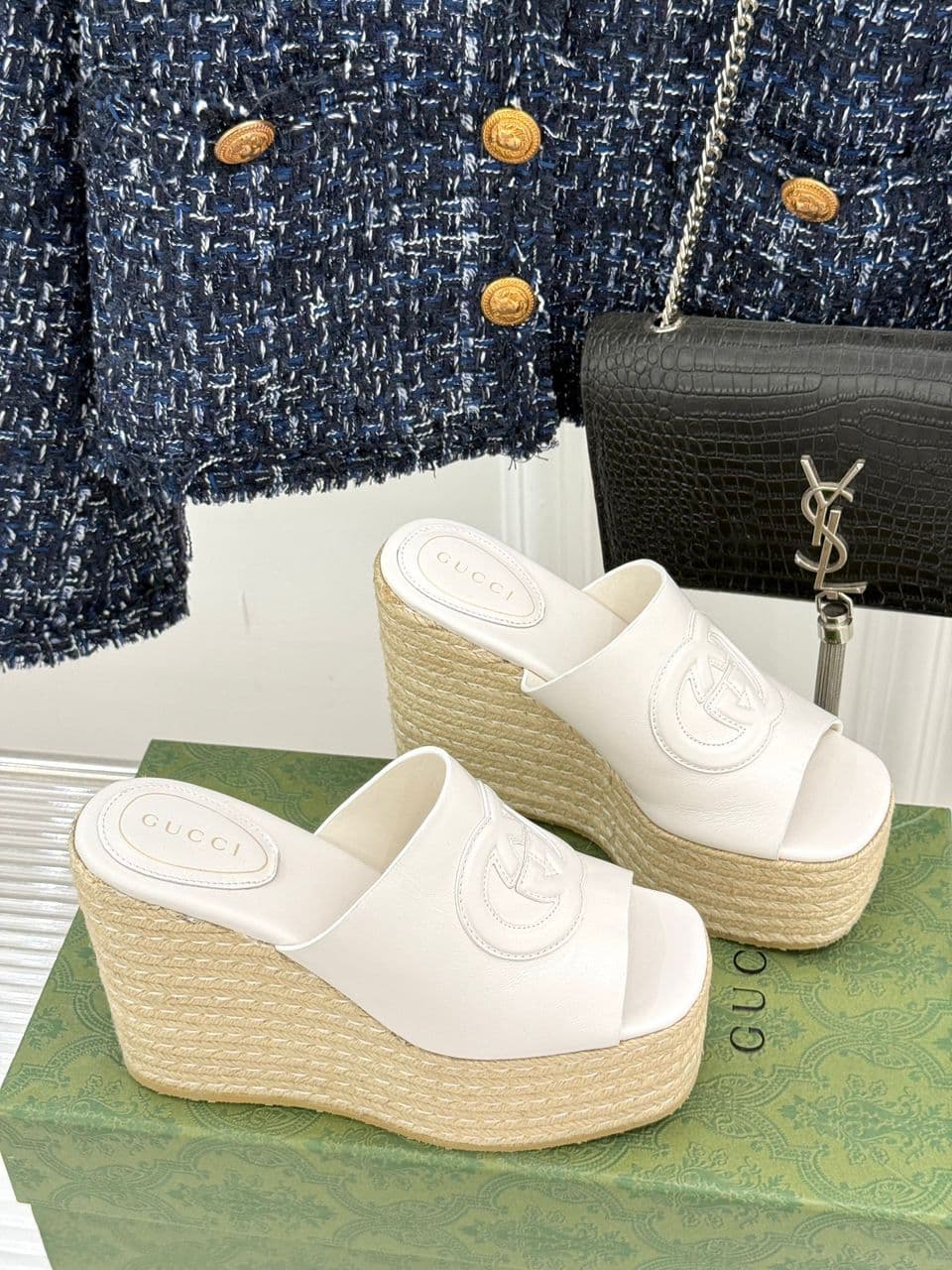 Sandália Interlocking GUCCI – Moda