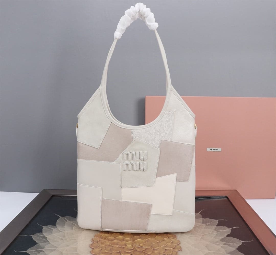 bolsa miu miu  leather patchwork bag – Moda