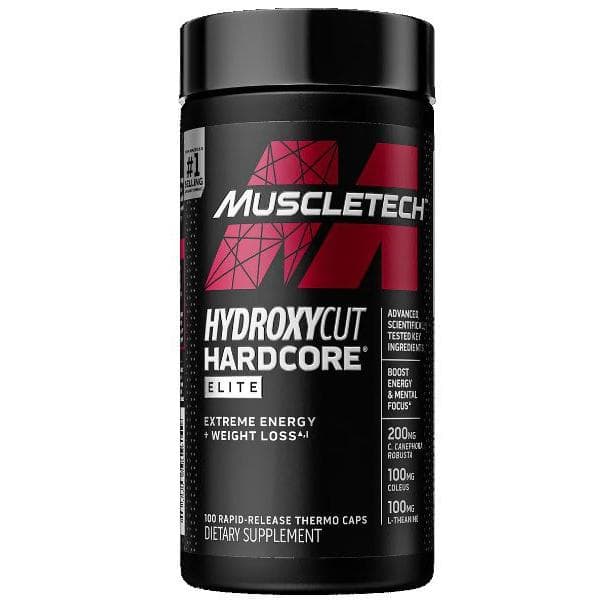 MuscleTech Hydroxycut Hardcore Elite 110 Cápsulas – Suplementos