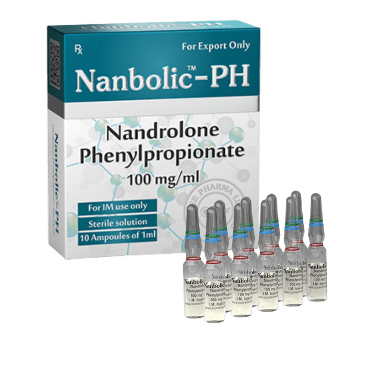 Nanbolic-PH Nandrolone Phenyl 100mg/ml – 10 Ampolas – Anabolizantes