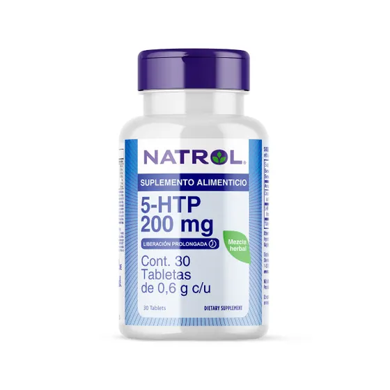 Natrol 5-HTP 200mcg 30 Cápsulas – Suplementos