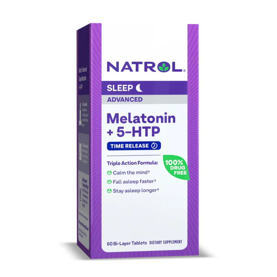 Natrol Melatonina + 5-HTP 60 Cápsulas – Suplementos