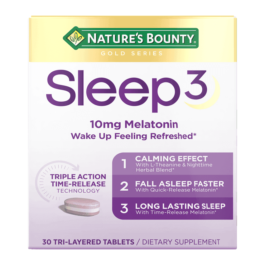 Nature's Bounty Sleep 3 30 Cápsulas – Suplementos