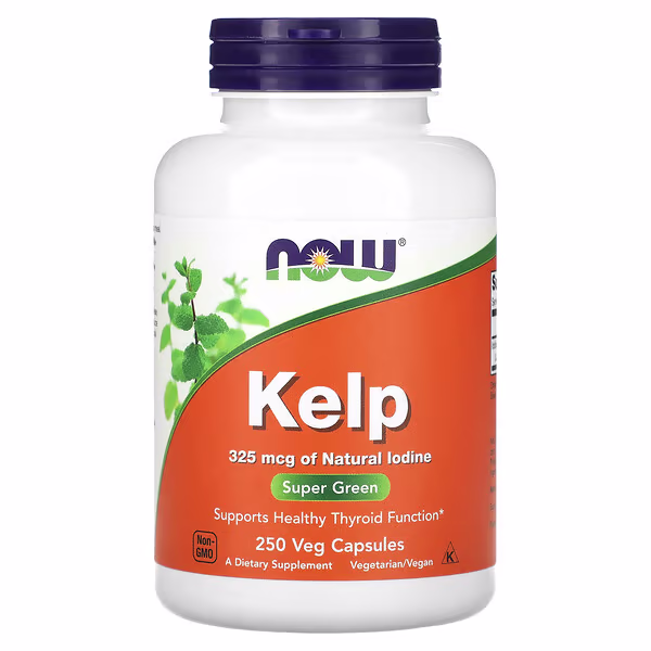 NOW Kelp 250 Cápsulas – Suplementos