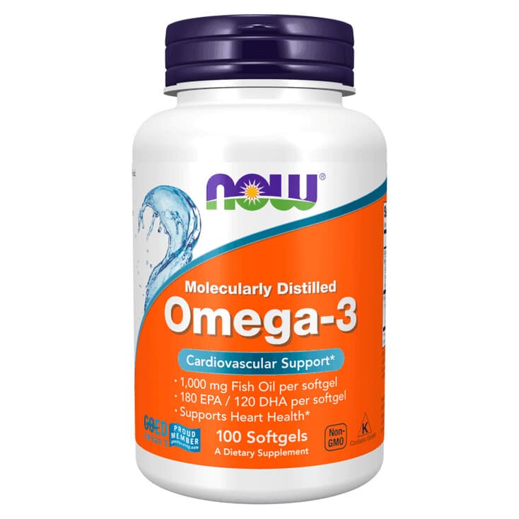 NOW Omega 3 100 Cápsulas – Suplementos