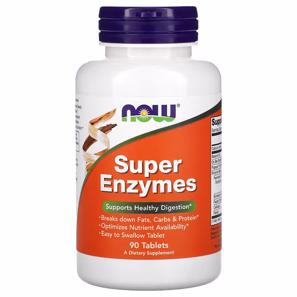 NOW Super Enzymes 90 Cápsulas – Suplementos