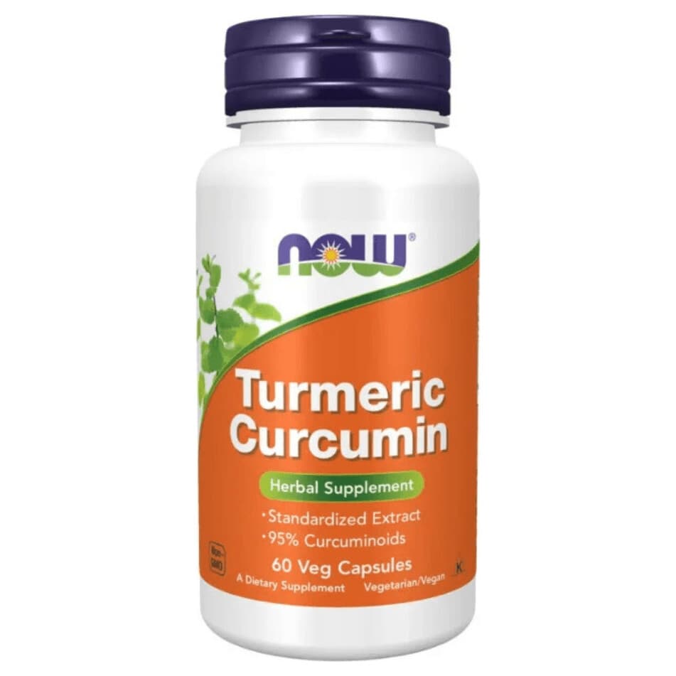 NOW Turmeric Curcumin 60 Cápsulas – Suplementos