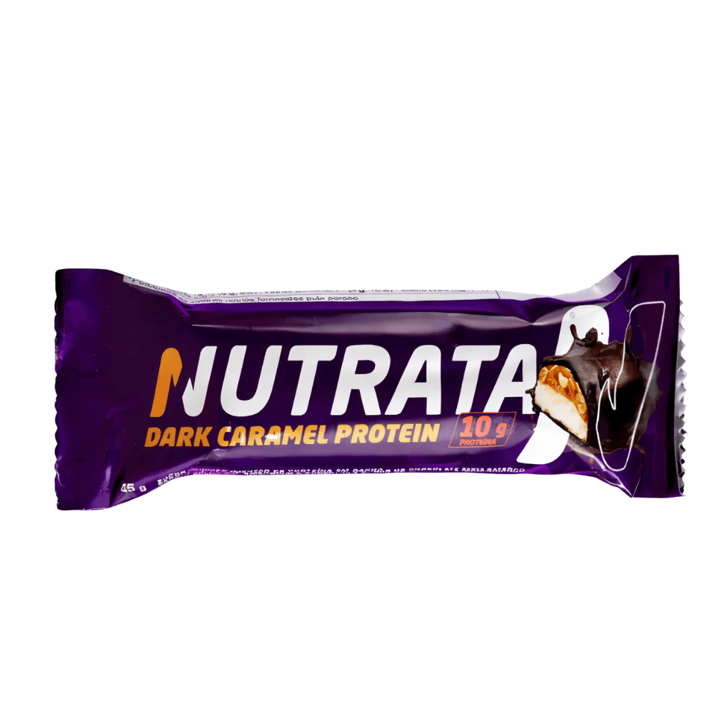 Nutrata Dark Caramel Protein 40g Barrinha – Suplementos
