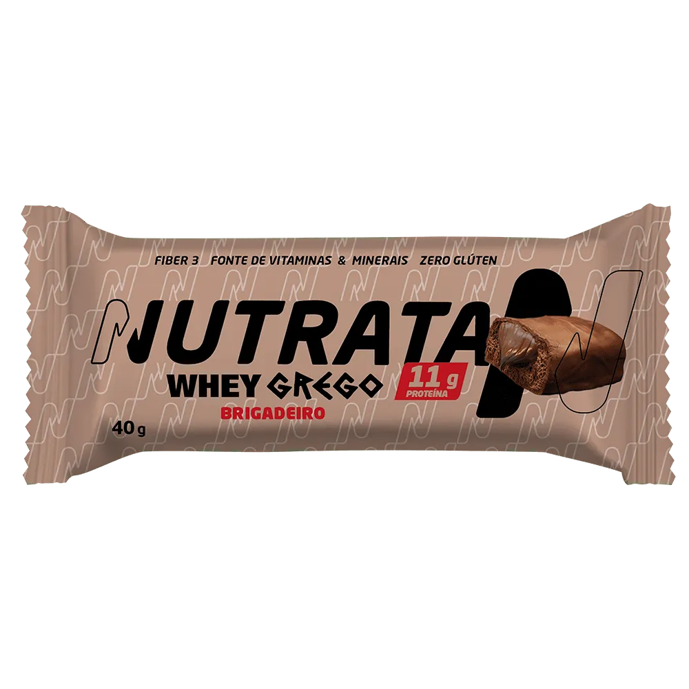 Nutrata Whey Grego Brigadeiro 40g – Suplementos