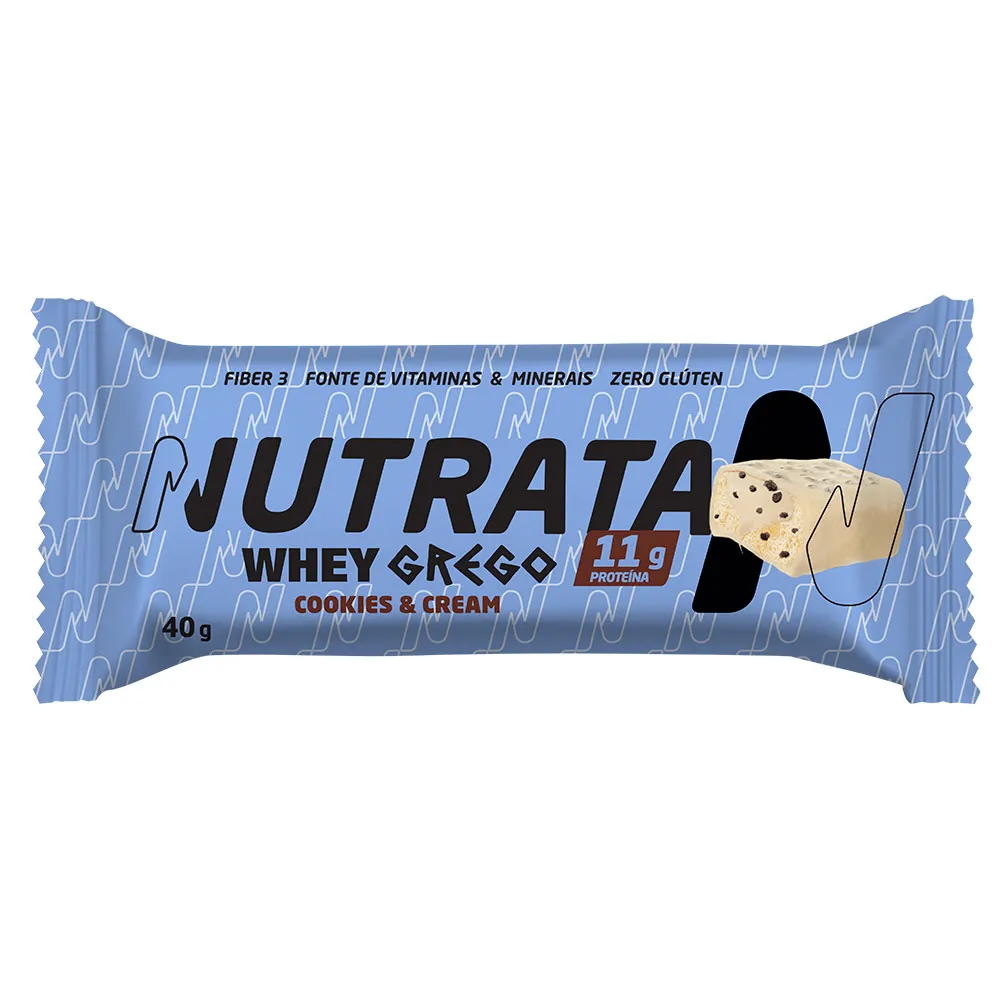 Nutrata Whey Grego Cookies e Cream 40g – Suplementos