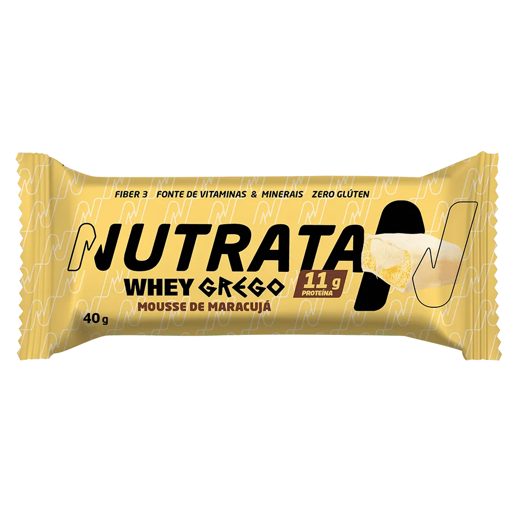 Nutrata Whey Grego Mousse de Maracuja 40g – Suplementos