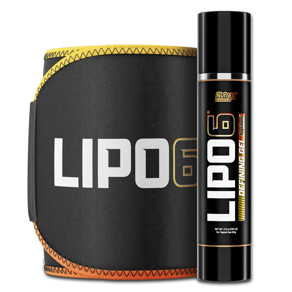 Nutrex Lipo 6 Defining Gel + Cinta Modeladora Nutrex – Suplementos