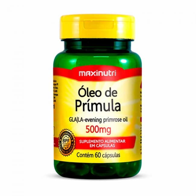 Óleo de Prímula 500mg 60 Cápsulas – Suplementos