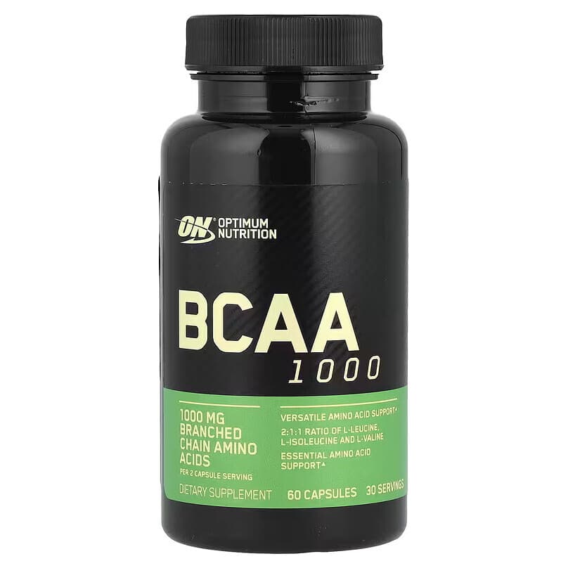Optimum Nutrition BCAA 1000 mg X 60 cápsulas – Suplementos
