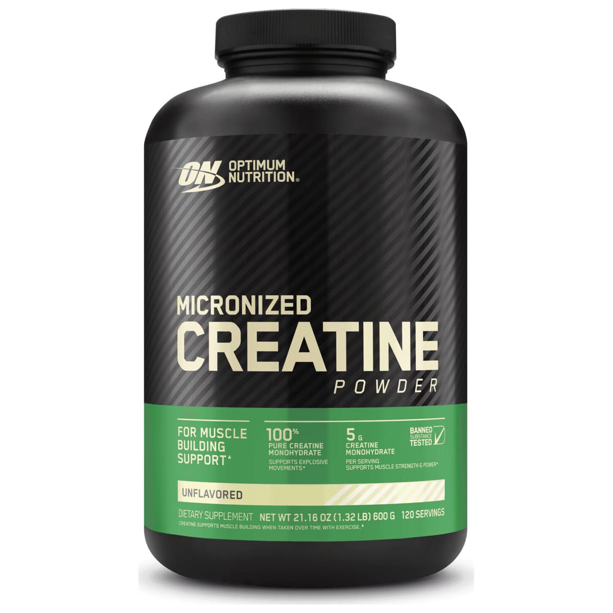 Optimum Nutrition Creatina Micronizada 600g – Suplementos