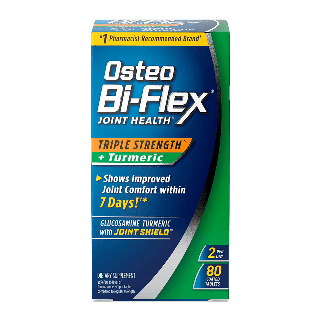 Osteo Bi-Flex Triple Strength + Turmeric 80 Cápsulas – Suplementos