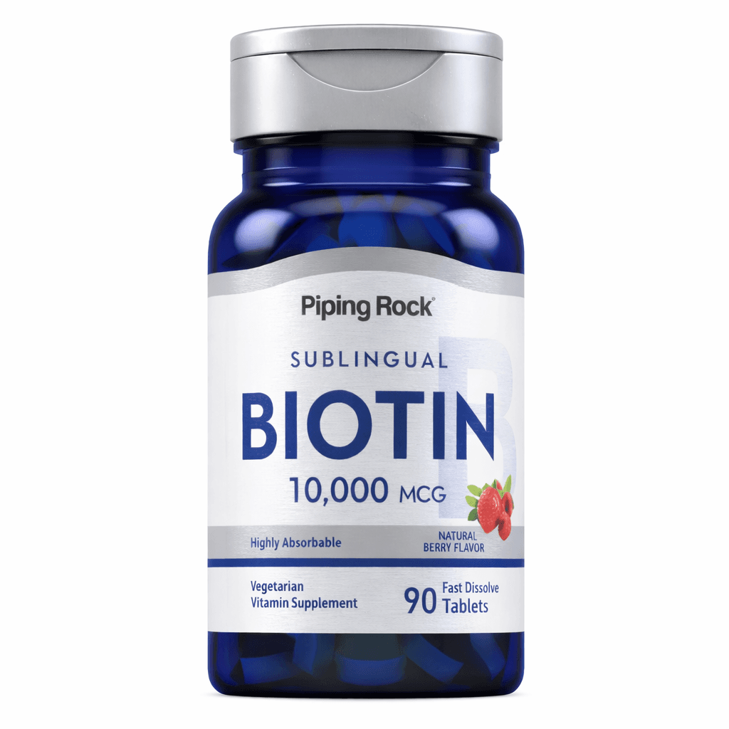 Piping Rock Biotin 10.000MCG 90tablets – Suplementos