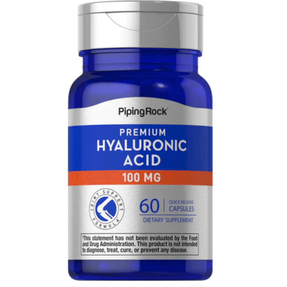 Piping Rock Hyaluronic Acid 100mg 60 caps – Suplementos