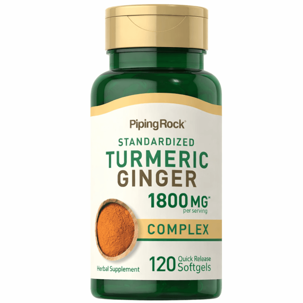 Piping Rock Turmeric Ginger Complex 1800MG 120caps – Suplementos