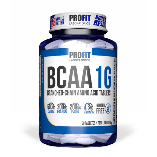 Profit BCAA 1G 60 Cápsulas – Suplementos