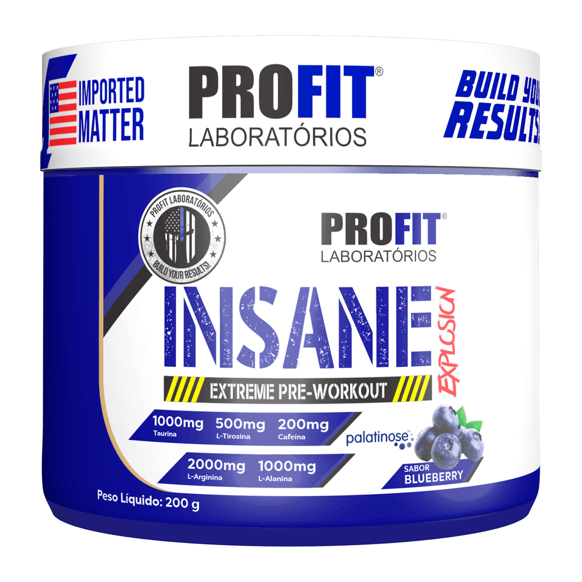 Profit Insane Extreme Pre-Workout 200g Fruit Punch – Suplementos