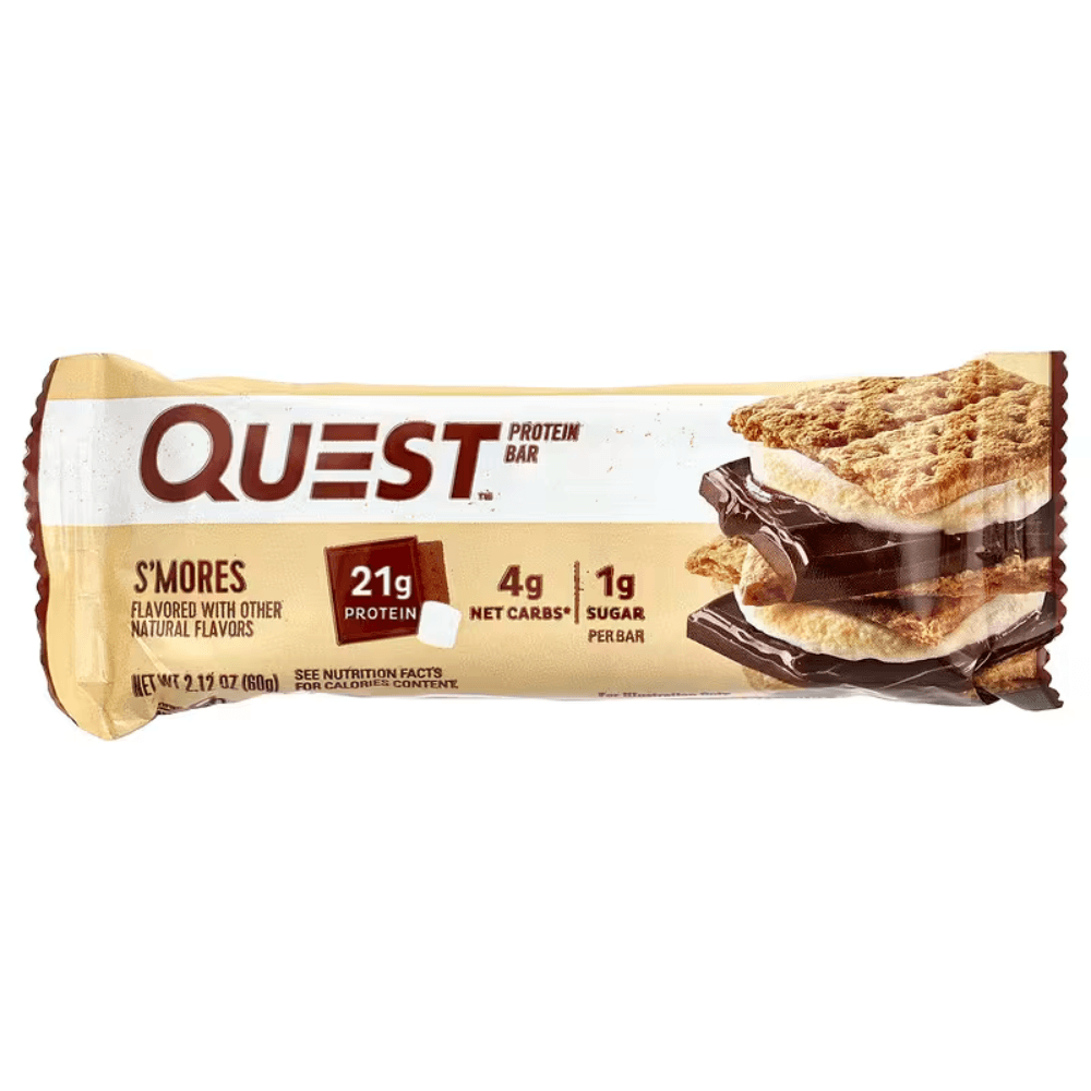Quest Nutrition Barra de Proteína 60g S'mores – Suplementos