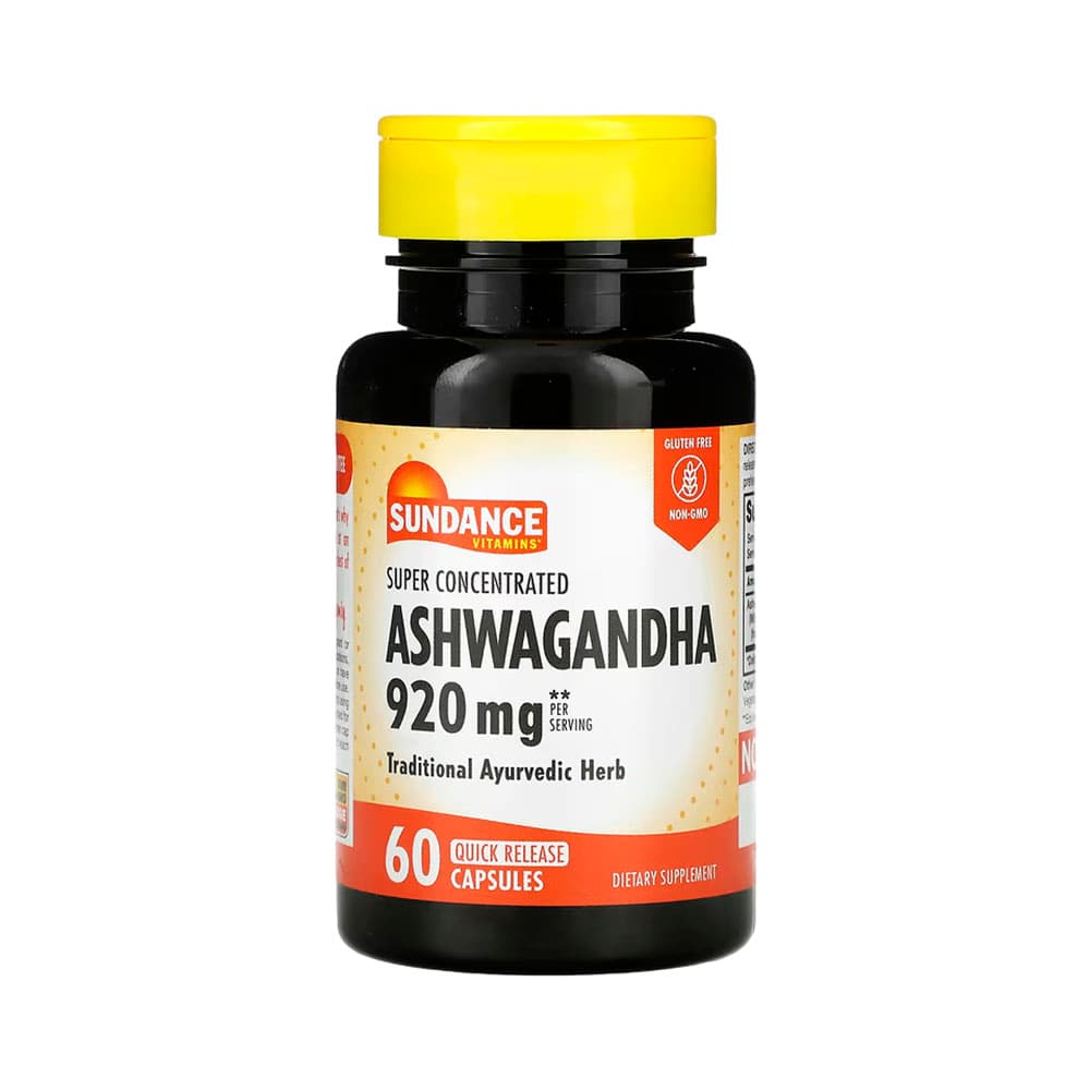 Sundance Ashwagandha 920mg 60 Cápsulas – Suplementos