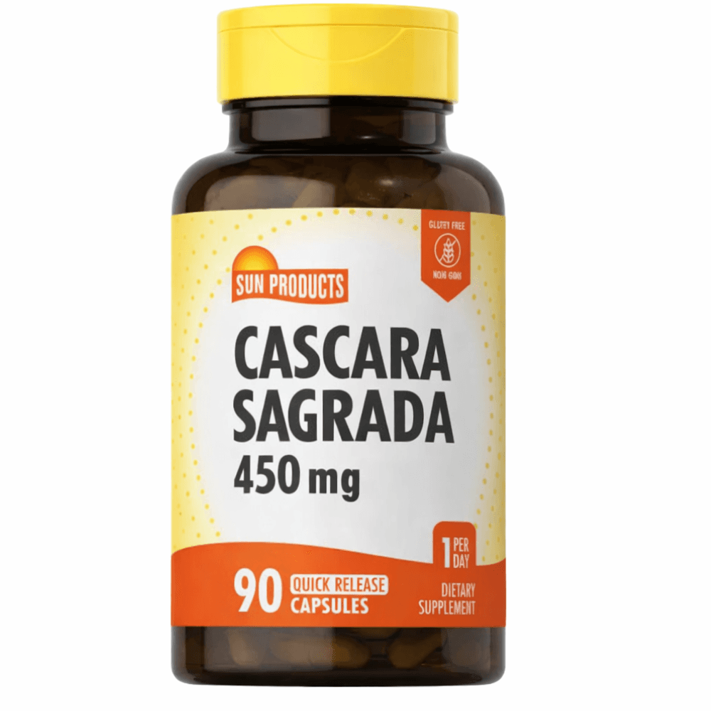 Sundance Cascara Sagrada 450mg 90 capsulas – Suplementos