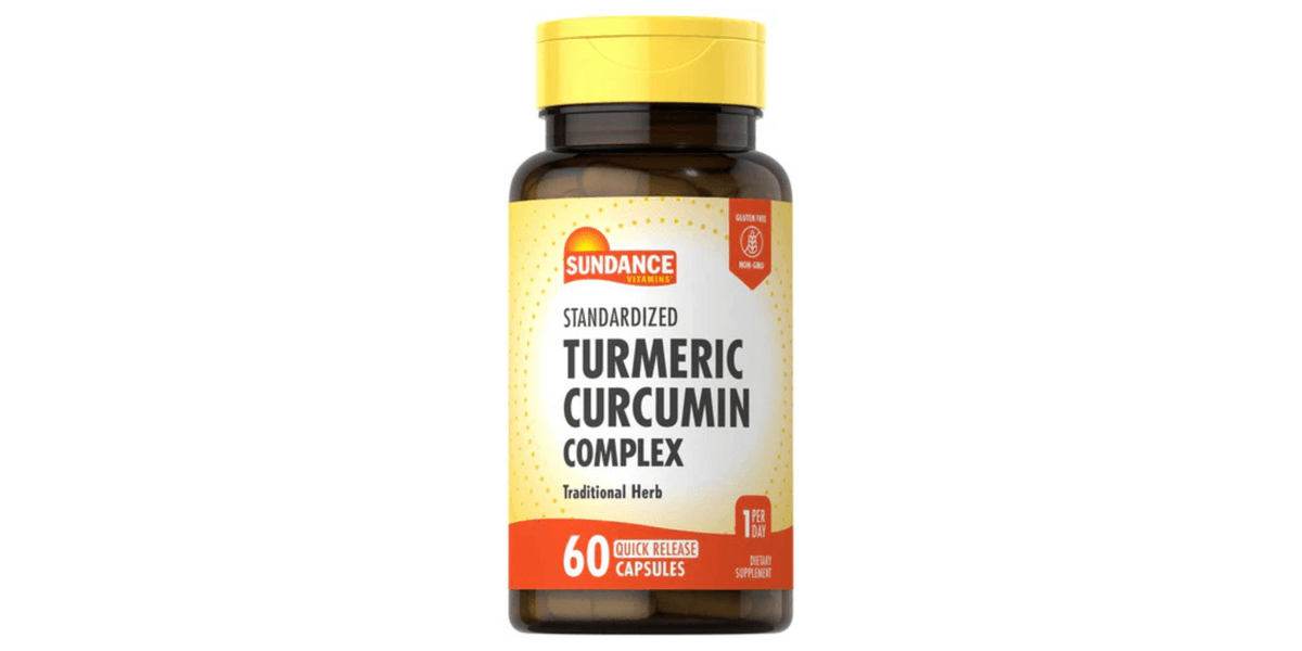 Sundance Turmeric Complexo de Curcumin 60 Cápsulas – Suplementos