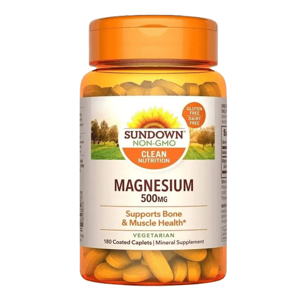 Sundown Magnesium 500mg 180 Cápsulas – Suplementos