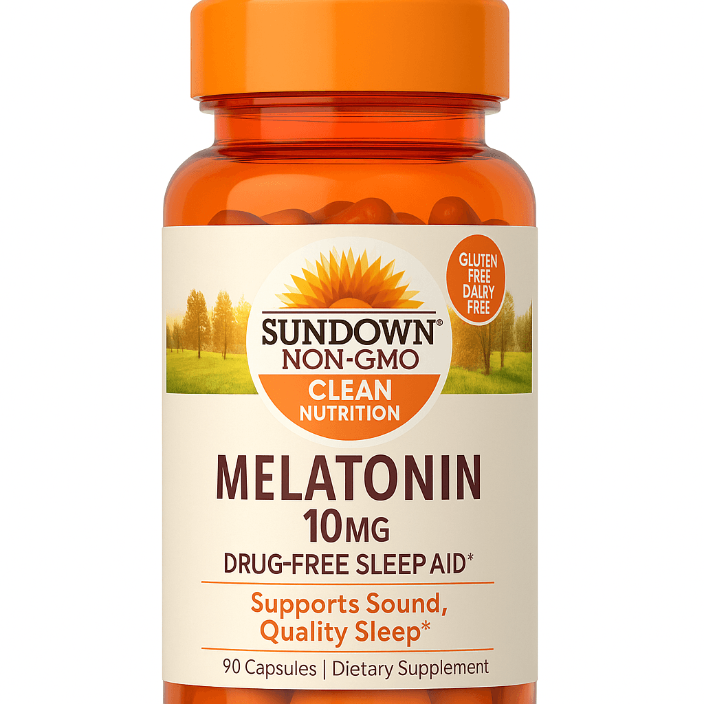 Sundown Melatonina 10mg 90 Cápsulas – Suplementos