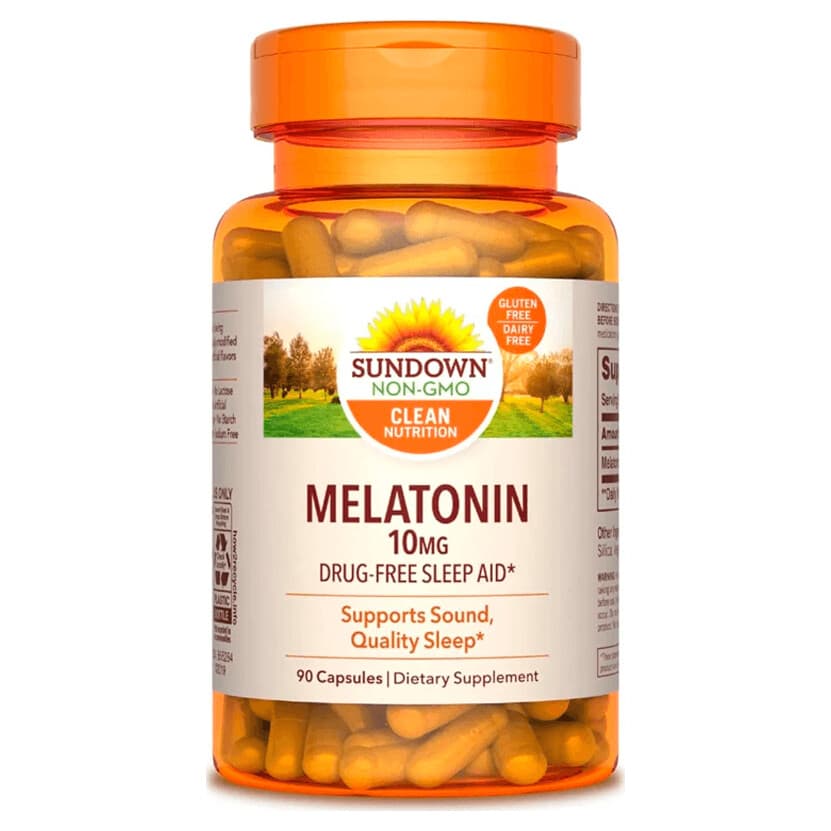 Sundown Naturals Melatonina 10mg 90 Cápsulas – Suplementos