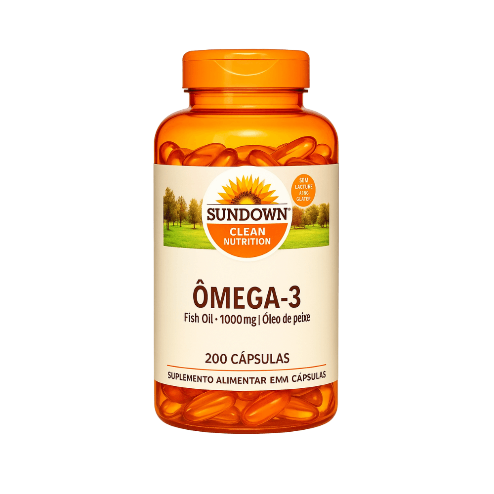 Sundown Ômega 3 100mg 200 Cápsulas – Suplementos